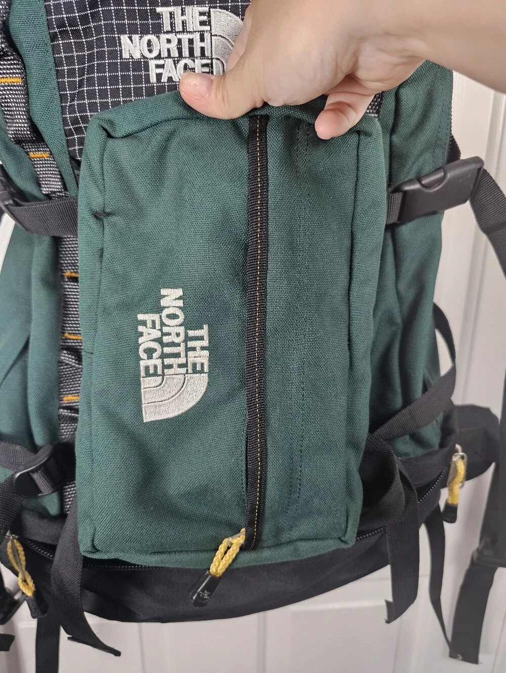 Vintage Vtg The North Face Internal Frame Hiking Backpack Green